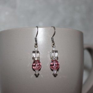 Swarovski bead earrings